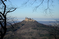 Burg Hohenzollern vom Blasenberg aus gesehen