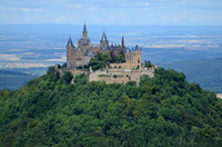 Burg Hohenzollern vom Zeller Horn gesehen