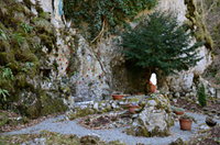 Lourdes-Grotte im Liebfarauental bei Beuron
