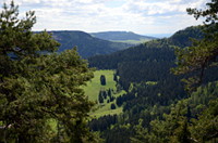 Blick vom Schafberg zum Ortenberg