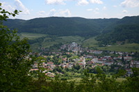 Blick vom Heersberg über Albstadt-Lautlingen zur Autenwang