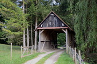 Holzbrücke in der Schlichemklamm