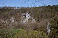 Blick über die Donau zum Gespaltenen Fels