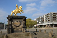 "Goldener Reiter" am Neustädter Markt
