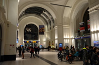 Hauptbahnhof Dresden Innenansicht