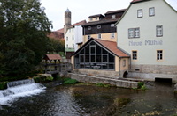 Die "Neue Mühle" an der Schlösserbrücke Erfurt