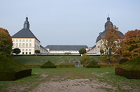 Schloss Friedenstein von der Parkallee aus gesehen