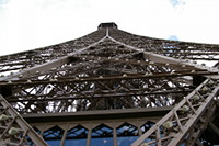 Eiffelturm - ein Blick nach oben