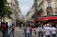Fußgängerzone Rue Saint-Denis