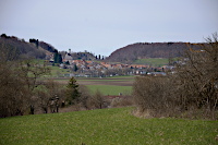 Blick auf Salmendingen mit Kornb&uuml;hl
