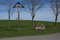 Feldkreuz am Wanderparkplatz Pfaffenberg bei Melchingen