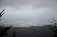Blick vom Frauenweg hinunter ins Rheintal