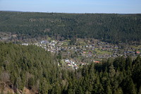 Unten im Enztal liegt Bad Wildbad