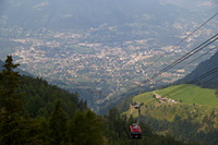 Blick von Meran 2000 auf Meran